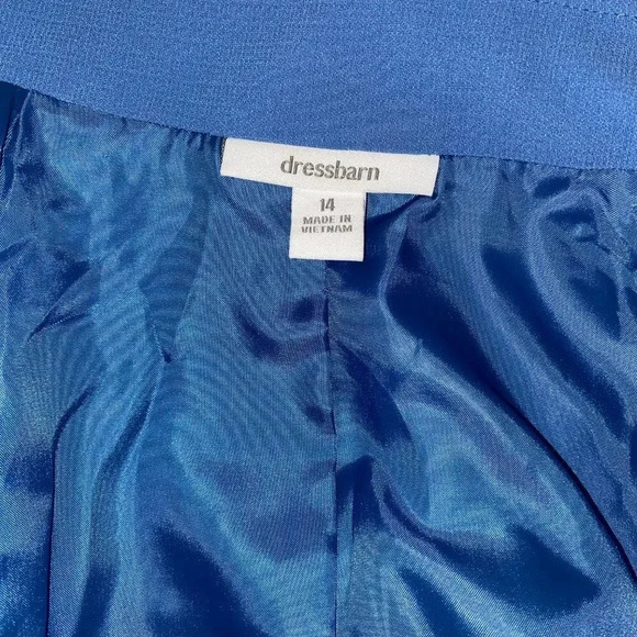 Dressbarn Women's‎ Elegant Blue Blazer Size 14 - Picture 7 of 12